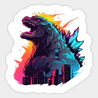 godzilla Sticker